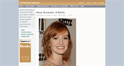 Desktop Screenshot of femininebeauty.info